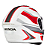 CAPACETE HFS 2 HG 2025 BCO/VM - Imagem 2