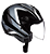 CAPACETE HNJ 2025 PRETO - Imagem 3