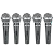 Kit 5 Microfones Vocal Din Bm48-5 - Skypix - Imagem 1