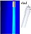 Lâmpada Tubular Led T8 18W 120CM Azul - Ctb - Imagem 1