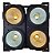 MINI BRUT LED 4X100W CWWW BIVOLT - Imagem 2