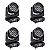 KIT 4 Moving Mac Aura 19x15w RGBW C/Ring New- Infinity - Imagem 1