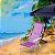Cadeira De Praia Alumínio Mor Reclinavel 8 Posições Rosa Sannet!! - Imagem 2