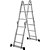 Escada Alumínio Multifuncional 4X3 12 Degraus - Imagem 1
