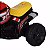 Triciclo Elétrico Mini Moto Infantil 6v Vermelho - Imagem 5