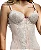 Corselet com Bojo, Renda e 2 elásticos Tomara que caia - Imagem 3