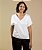 Blusa Ampla Manga Curta Off-white - Imagem 1