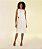 Vestido Drapeado Off-white - Imagem 1