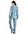 Pijama Feminino Longo em Fleece Daniela Tombini 4336 - Azul - Imagem 3