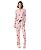 Pijama Feminino Longo Cor com Amor 13597 - Rosa - Imagem 1