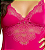 Camisola de Microfibra e Renda Recco 16020 - Pink - Imagem 2