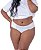 Calcinha Plus Size com Laterais Drapeadas 21532 2Rios - Imagem 1