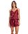 Short Doll Cetim com Renda Daniela Tombini 6474E - Imagem 1