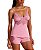 Babydoll de Microfibra e Renda Recco 17931 - Imagem 1