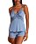 Babydoll de Microfibra e Renda Recco 18000 - Imagem 1