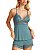 Babydoll de Microfibra e Renda Recco 18093 - Imagem 1