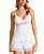 Babydoll de Microfibra e Renda Recco 17904 - Imagem 4