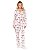 Pijama Feminino Longo Abotoado em Satinê Lua Lua 100110585 - Imagem 1
