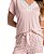 Pijama Feminino Longo Manga Curta Daniela Tombini 5218F - Imagem 3