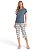 Pijama Feminino Pescador Daniela Tombini 8406 - Imagem 1