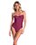 Maiô Corset Slim Fio Duplo Floral Daniela Tombini 7556F - Imagem 1