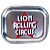 Bandeja Lion Rolling Circus Silver Pequeno - Unidade - Imagem 1