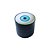 Dichavador Metal Preto Tampa Olho Azul 4 Partes - Unidade - Imagem 2