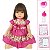 Boneca Bebê Reborn Corpo Vinil Castanho Acessórios Kaydora - Imagem 3