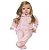 Bebê Tipo Reborn Menina Loira Cabelo Longo - Imagem 3