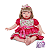 Boneca Baby Kiss Loira Brinquedo Infantil Realista - Imagem 2
