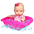 Boneca Meu Beijinho Baby Banho Brinquedo Infantil - Imagem 4