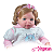 Boneca Yasmim Doll Realist Bebê Realista Infantil - Imagem 1