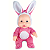 Boneca Tininha Coelhinha Rosa Brinquedo Infantil - Imagem 1