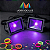 (Locação) Par de Refletores de LUZ NEGRA - 60 Watts Total LED Ultra Violeta - Imagem 1