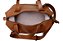 Bolsa Jade em couro caramelo metal onix - Imagem 2
