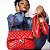 Bolsa Chanel M couro vermelha - Imagem 1