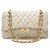 Bolsa Chanel G em couro off white com metais ouro - Imagem 1