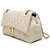 Bolsa Chanel G em couro off white com metais ouro - Imagem 2