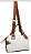 Bolsa Jade couro off white com caramelo - Imagem 2