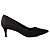 Scarpin nobuck salto fino preto - Imagem 2