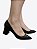 Scarpin verniz salto bloco preto - Imagem 2