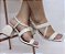 Sandália off white salto acetato - Imagem 3