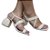 Sandália off white salto acetato - Imagem 2