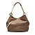 Bolsa Saco Bicolor caramelo e off white - Imagem 3