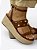 Sandália plataforma corda caramelo - Imagem 3