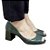 Scarpin peep toe verde - Imagem 1