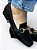Mocassim bico quadrado preto - Imagem 1