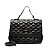 Bolsa chanel mão couro preto - Imagem 1
