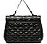 Bolsa chanel mão couro preto - Imagem 3
