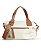 Bolsa Jade couro Off white/Caramelo - Imagem 3